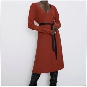 Nwt Zara Fall dress size Large